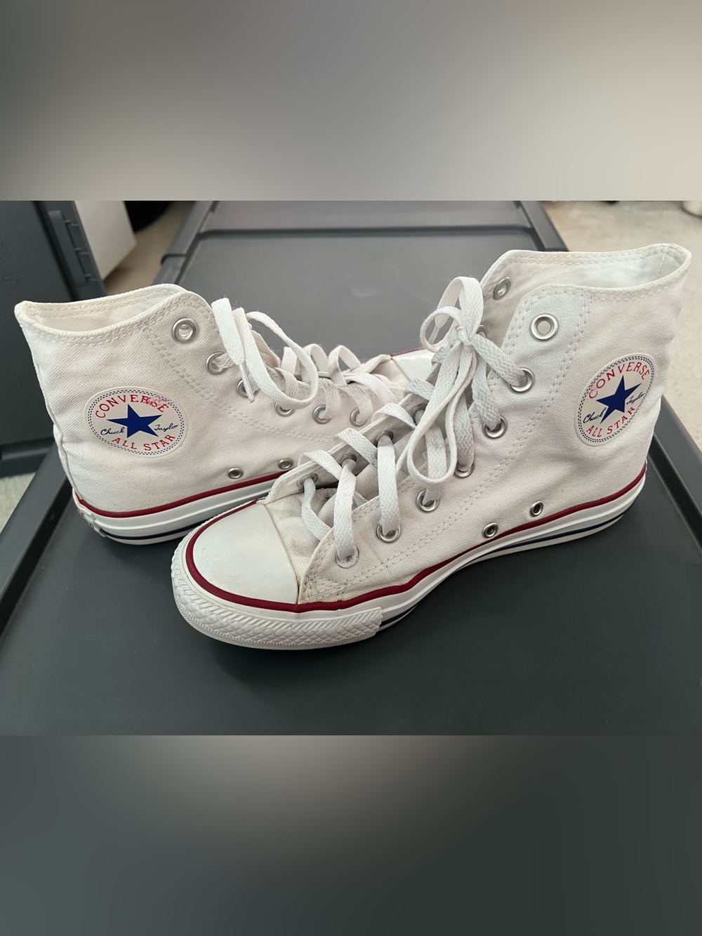 White High Top All Star Converse